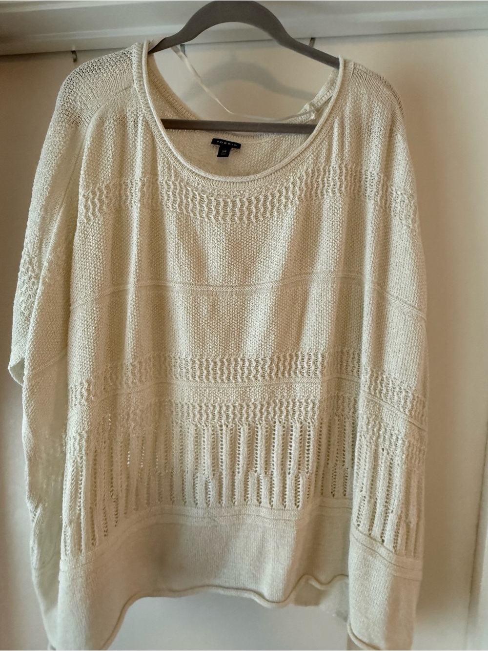 Torrid Cream Open-Knit Women's Sweater